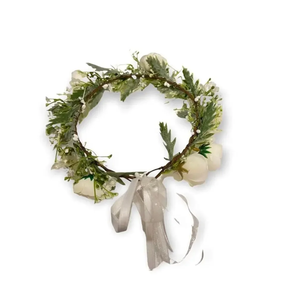 Handmade Adorable White Tiara